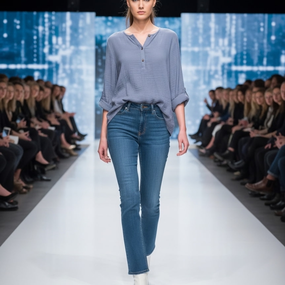 Beautiful Blue Blouse